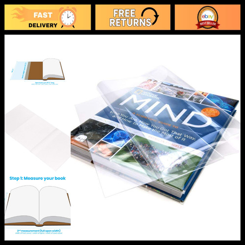 Clear book covers - pack,