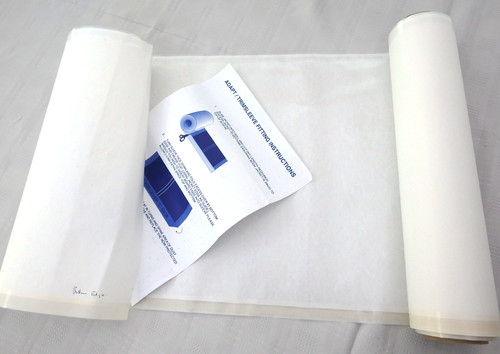 Clear white backed - clear, /