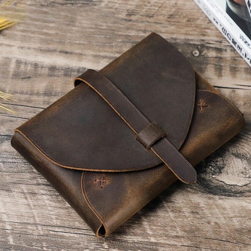 Genuine leather book cover - leather,