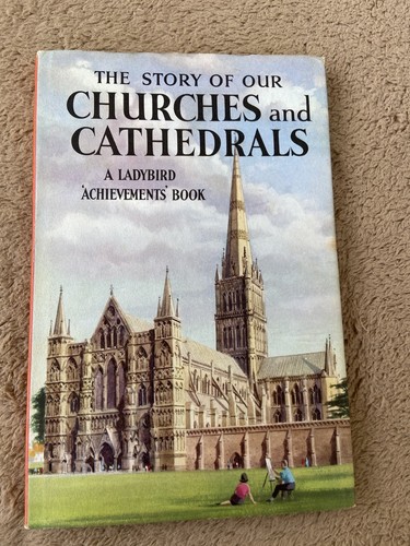 Vintage ladybird book churches - book,